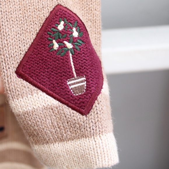 Christopher & Banks VTG 12 Days of Christmas Embroidered Cardigan Sweater Medium - Picture 5 of 6